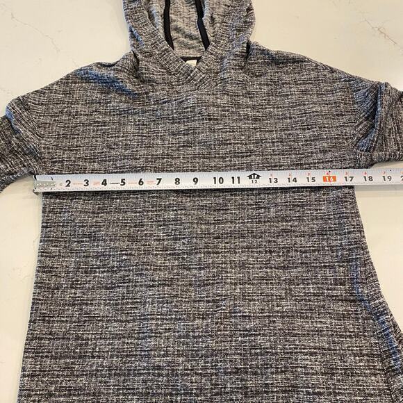 Lululemon‎ Extra Mile Hoodie Pullover Grey Black White size 2 - Picture 10 of 10